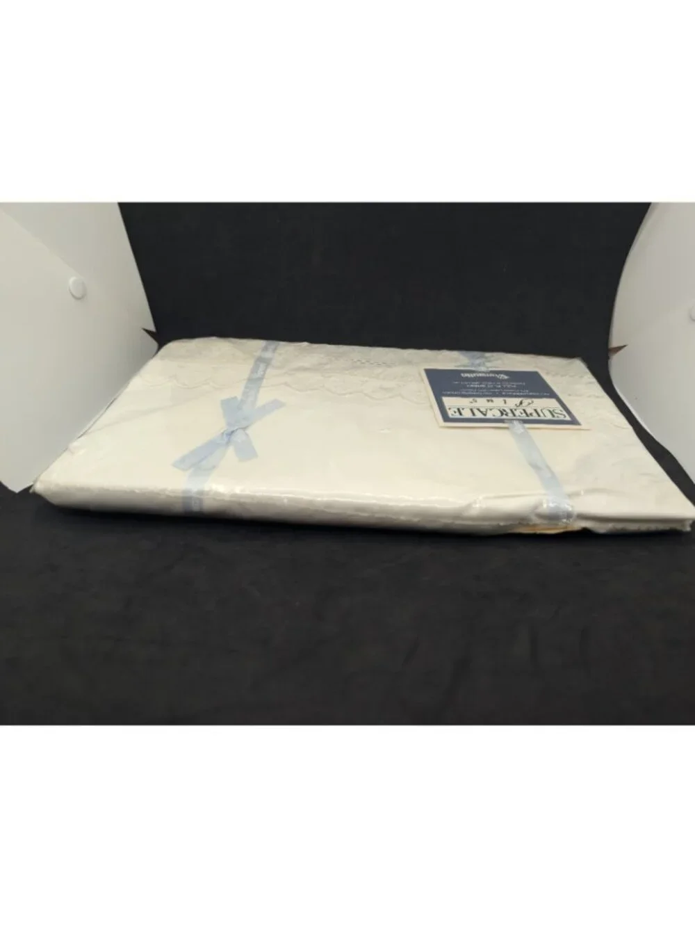 Vintage Wamsutta Supercale Plus 200 Thread Count Percale Full Flat Sheet WHITE
